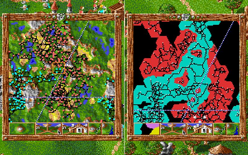 The map near the start and end of my decisive push