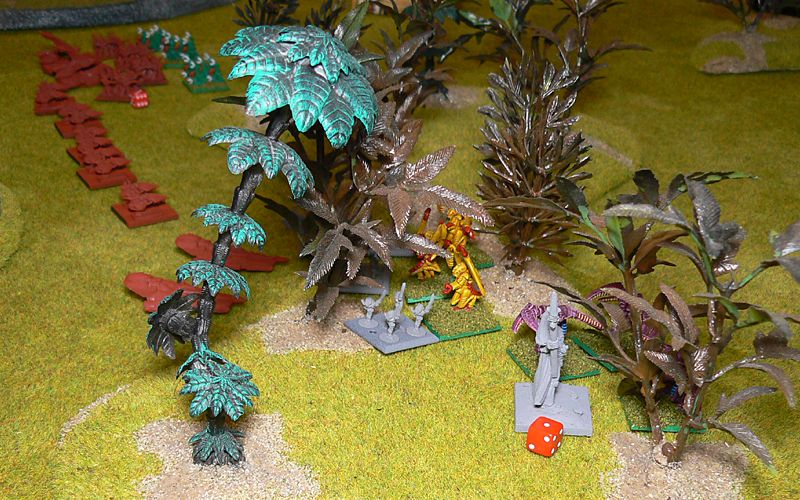The Eldar counter the Tyranid aggression amongst the trees