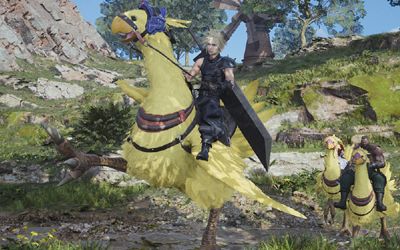 Chocobo points the way