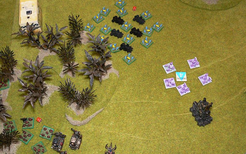 The Deathskulls make a move on the Chaos-held objective