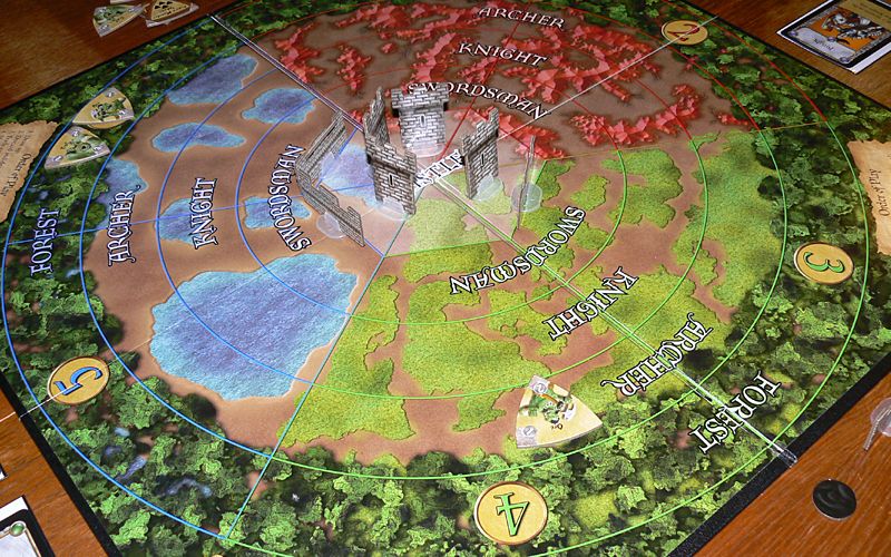 The final three monsters approach our (mostly) intact castle