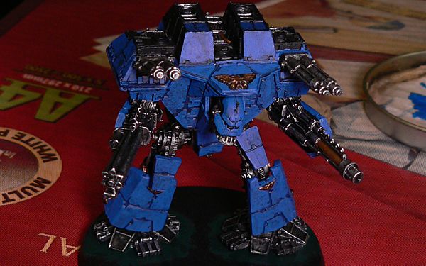 The Epic 40K metal titan was first up